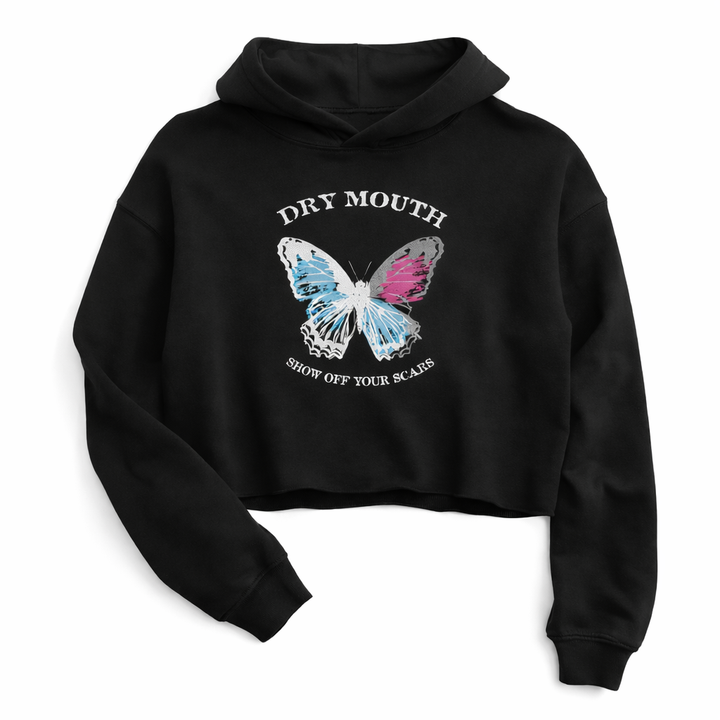 Show Off Your Scars Crop Hoodie